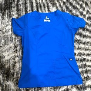 Adar pro xxs scrub top in blue